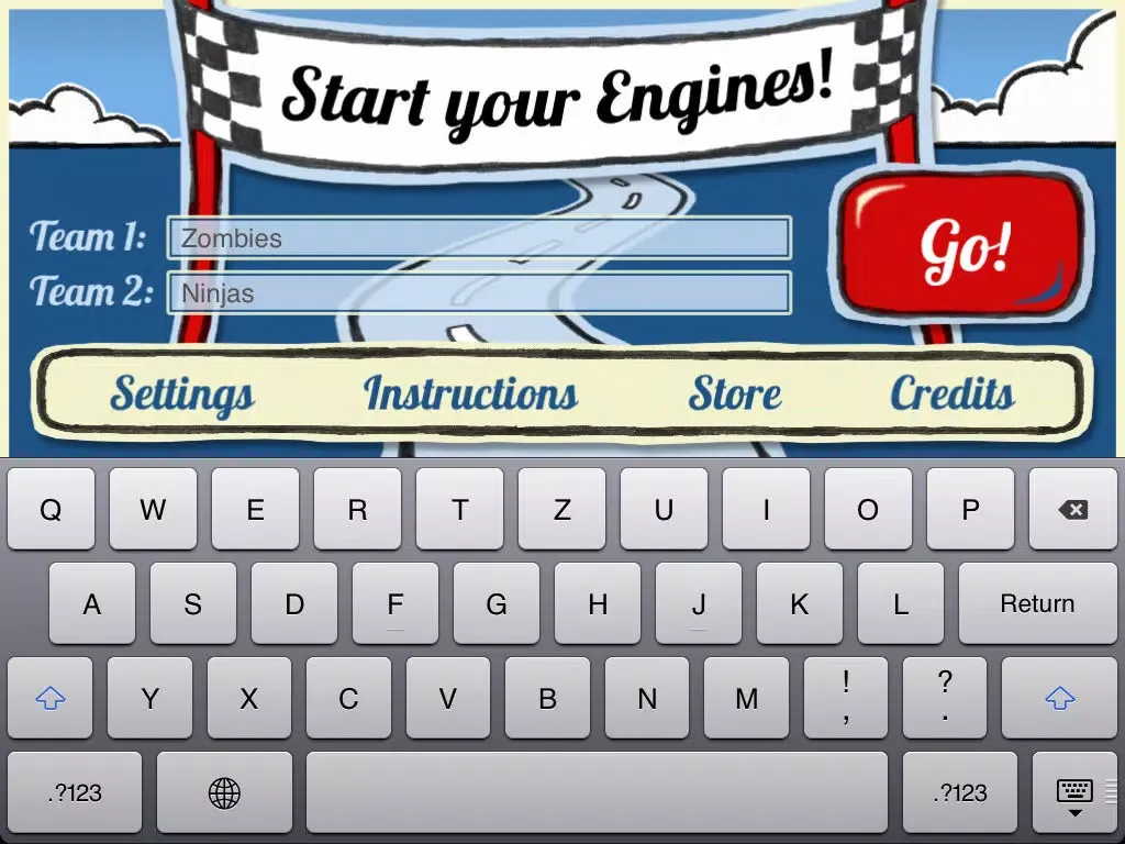 تصاویر Word Race iPad 