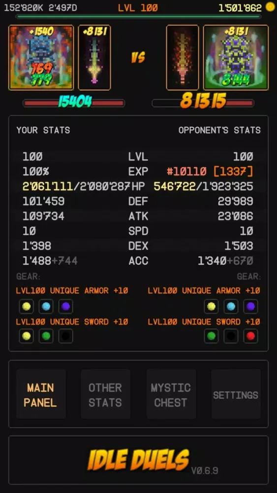 Idle Duels Ekran Görüntüleri
