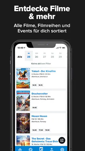 Скриншоты CINEPLEX Kinoprogramm