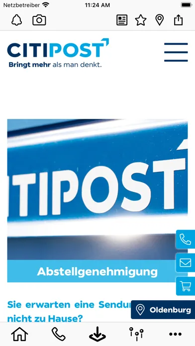 Tangkapan layar CITIPOST Nordwest