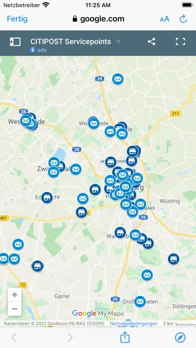 Tangkapan layar CITIPOST Nordwest
