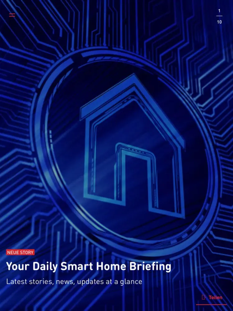 Ảnh chụp màn hình của Ensyo – your smart home news curator iPad 