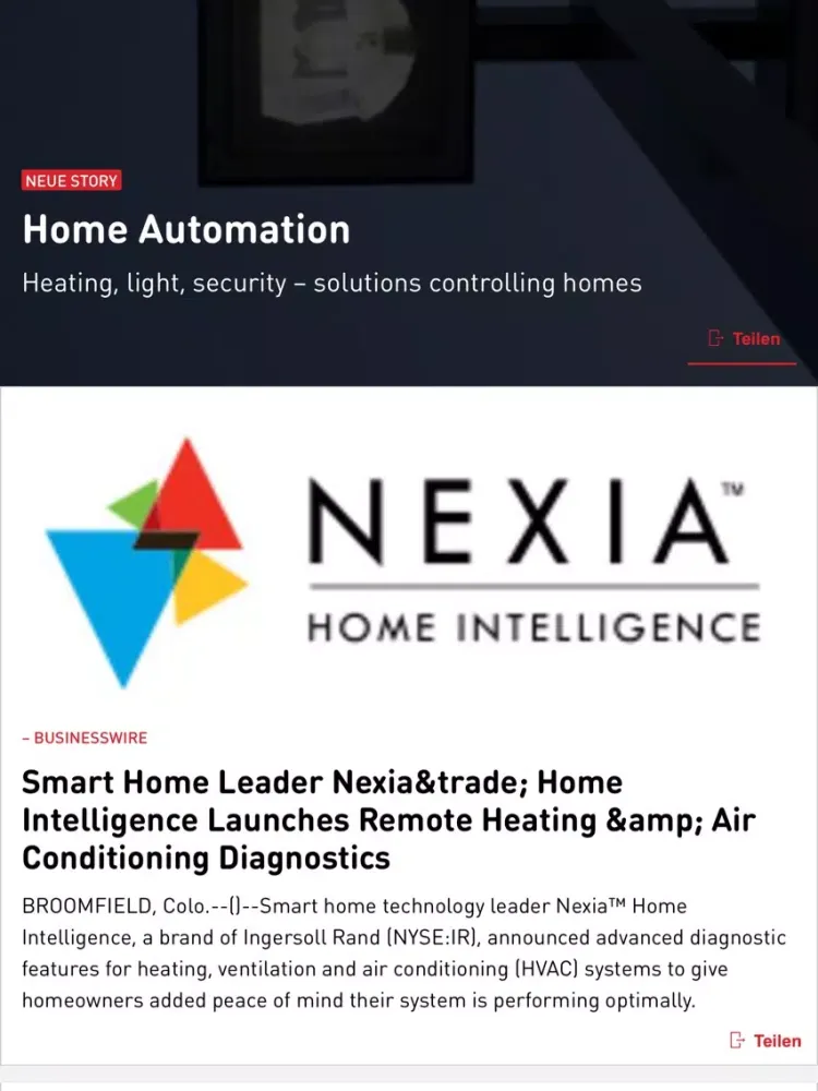 Ảnh chụp màn hình của Ensyo – your smart home news curator iPad 