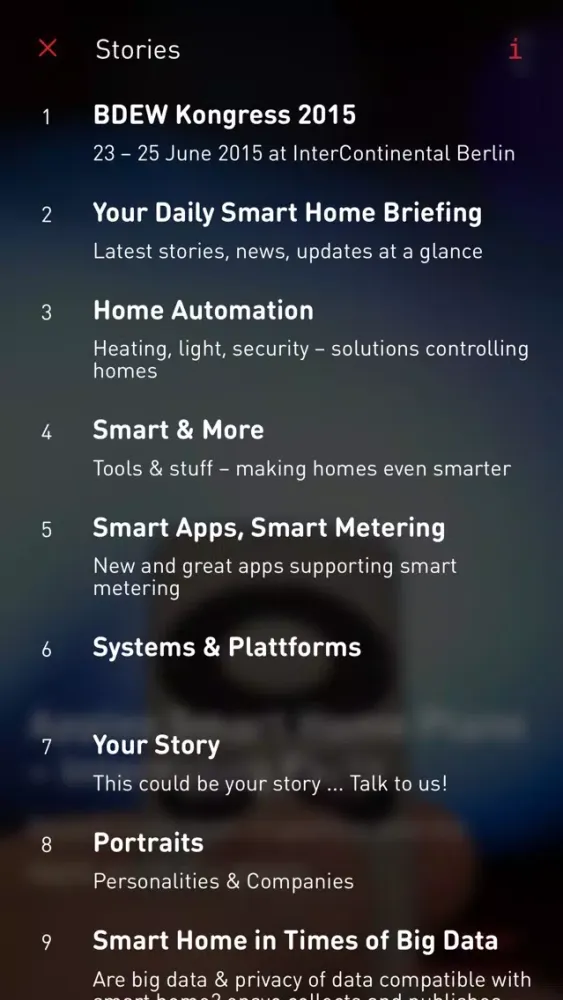 Ảnh chụp màn hình của Ensyo – your smart home news curator