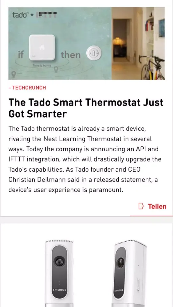 Ảnh chụp màn hình của Ensyo – your smart home news curator