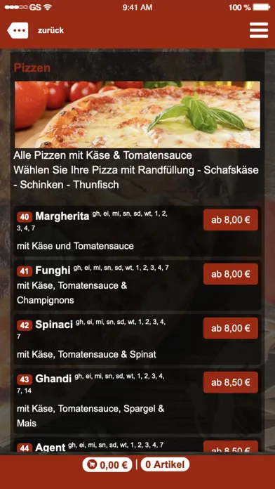 Screenshot di Pizza Mamma Mia Holzgerlingen