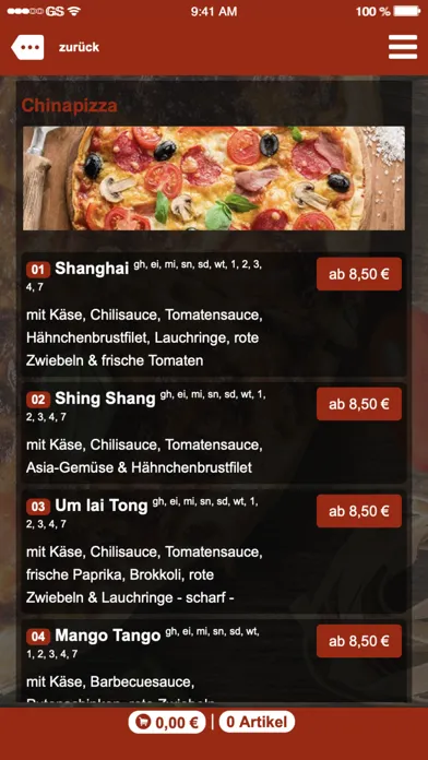 Screenshot di Pizza Mamma Mia Holzgerlingen