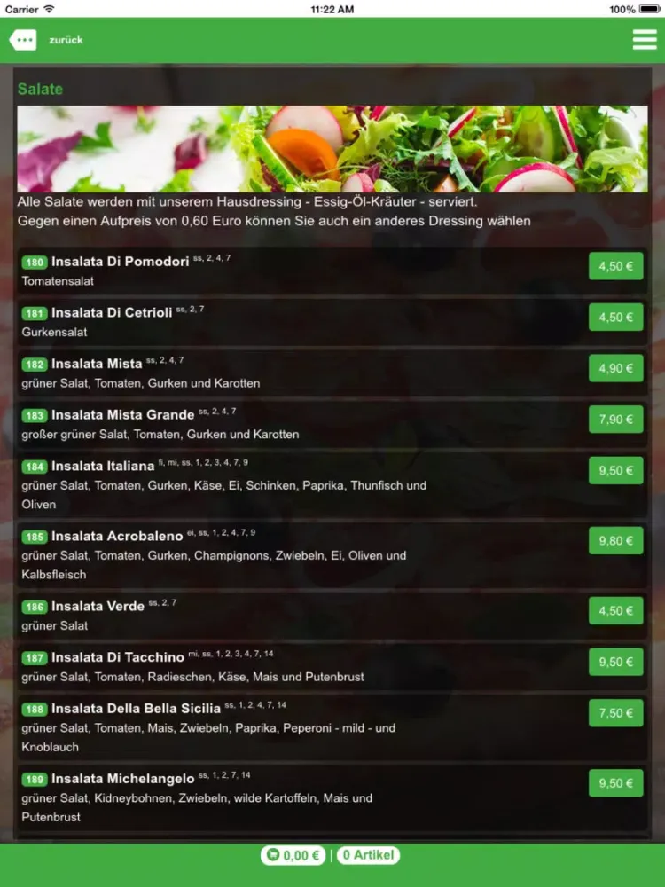 Capturas de pantalla de Angelo`s Pizza-Taxi iPad 