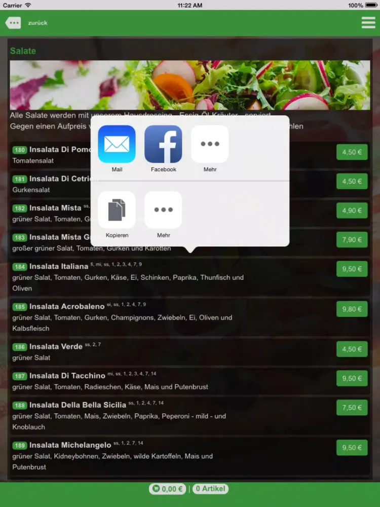 Capturas de pantalla de Angelo`s Pizza-Taxi iPad 