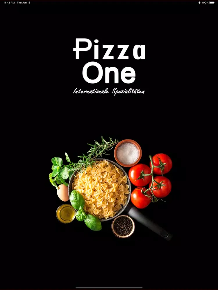 Pizza One Mönchengladbach iPad  Screenshots