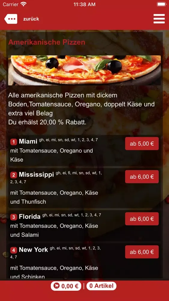 Pizza One Mönchengladbach Screenshots
