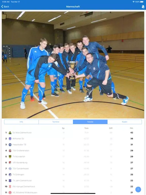 Harpstedter Turnerbund iPad  Ekran Görüntüleri