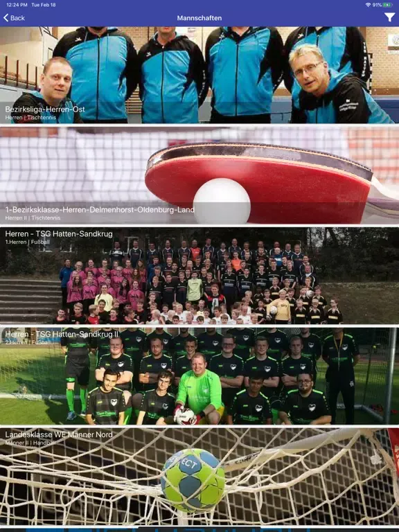 Capturas de pantalla de TSG Hatten-Sandkrug iPad 