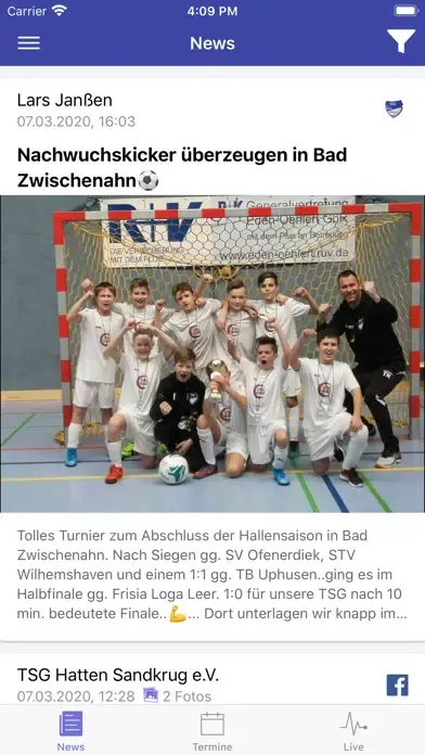 Capturas de pantalla de TSG Hatten-Sandkrug