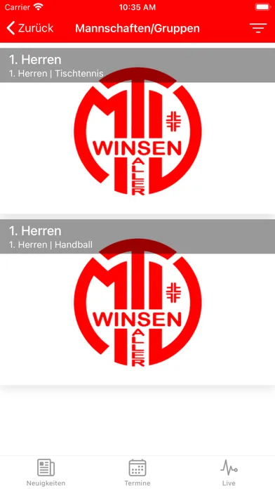 MTV Fichte Winsen Aller स्क्रीनशॉट