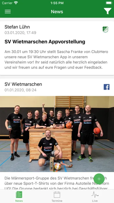 Zrzuty ekranu SV Wietmarschen