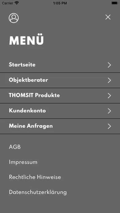 ภาพหน้าจอของ THOMSIT Objektberater