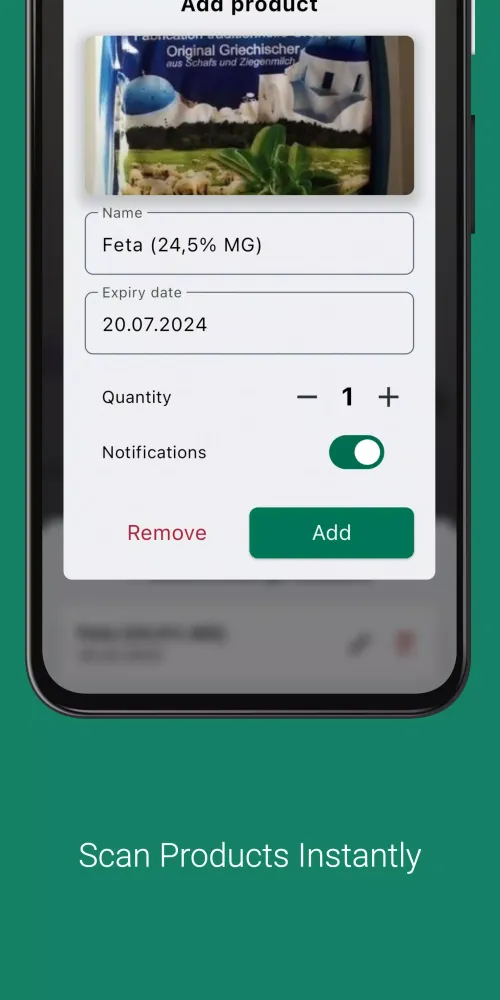 Food Alarm: Expiry Tracker سکرین شاٹس