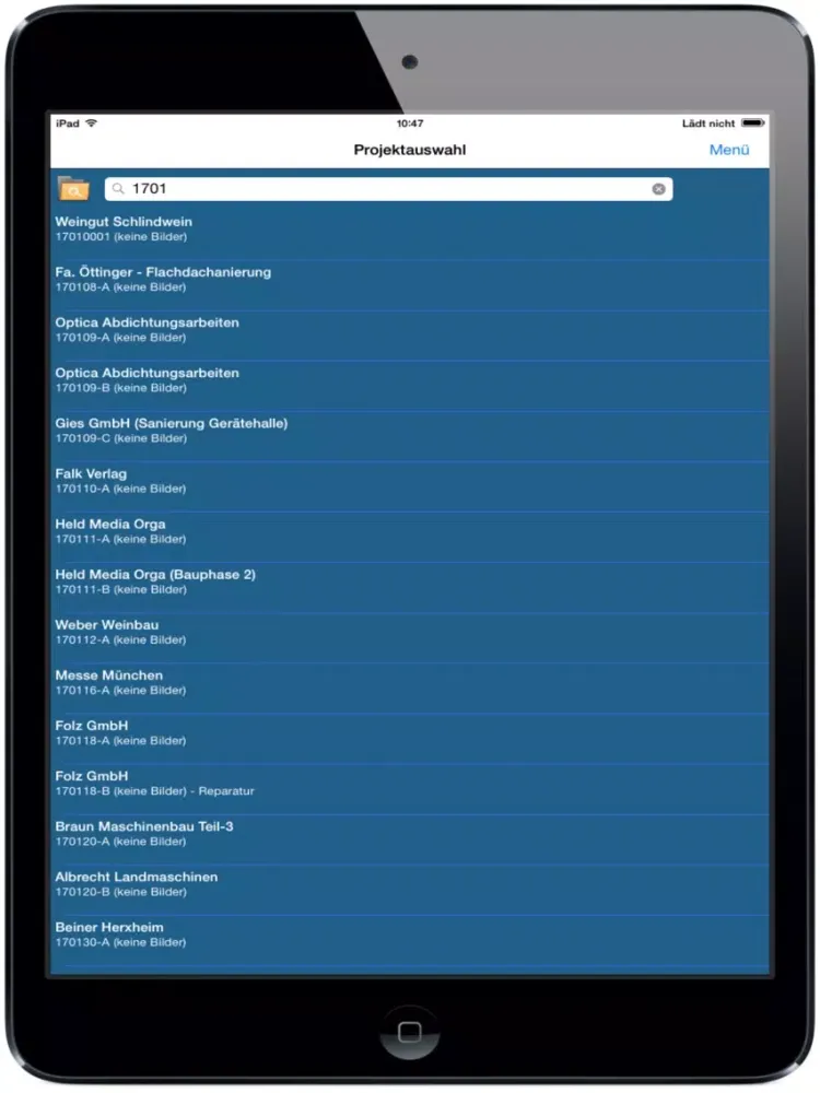 Codex PhotoApp iPad  Screenshots