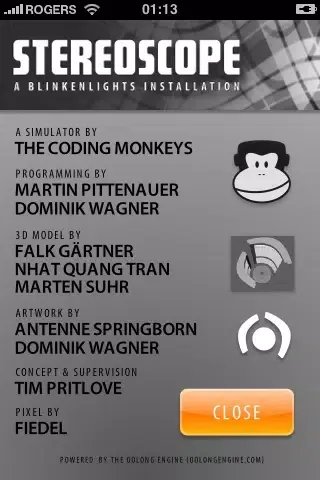 Screenshot di Blinkenlights Stereoscope