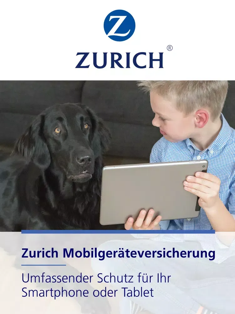 Capturas de tela do Zurich Mobilgeräteversicherung iPad 