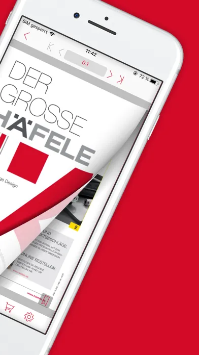 Captures d'écran de Häfele Catalogue
