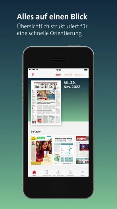 LKZ e-paper سکرین شاٹس