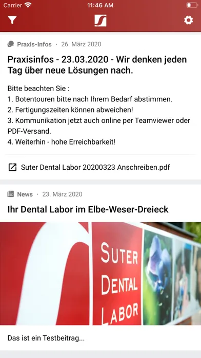 Captures d'écran de Suter Dental Labor