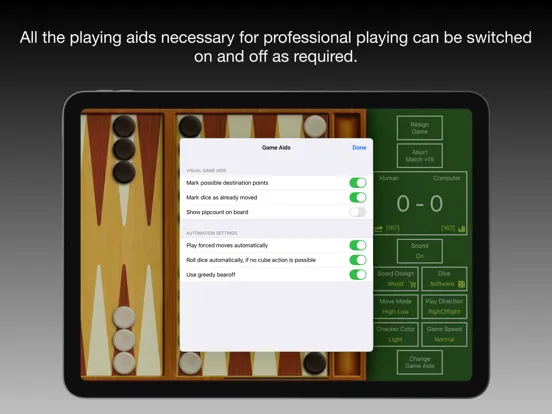 True Backgammon iPad  স্ক্রিনশট