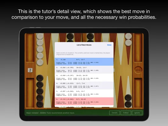 True Backgammon iPad  স্ক্রিনশট