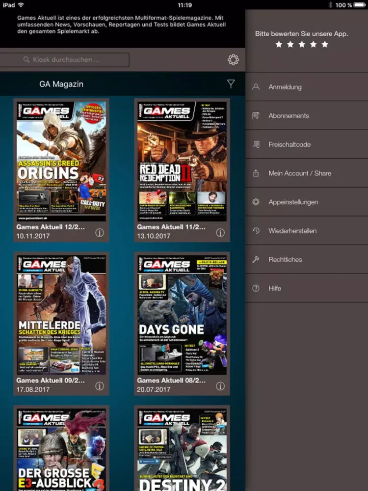 Games Aktuell iPad  스크린샷