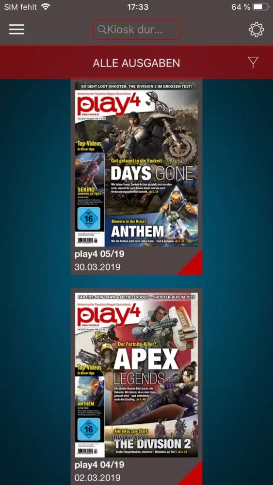 Zrzuty ekranu Play4