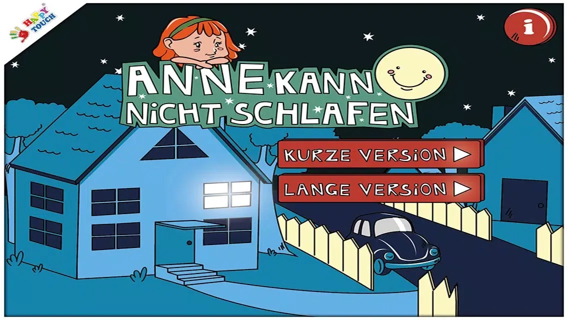Anne kann nicht schlafen – Gute Nacht Geschichte - Hörspiel App für Kinder ab 2 Jahren (von Happy-Touch Kinderspiele) Screenshots
