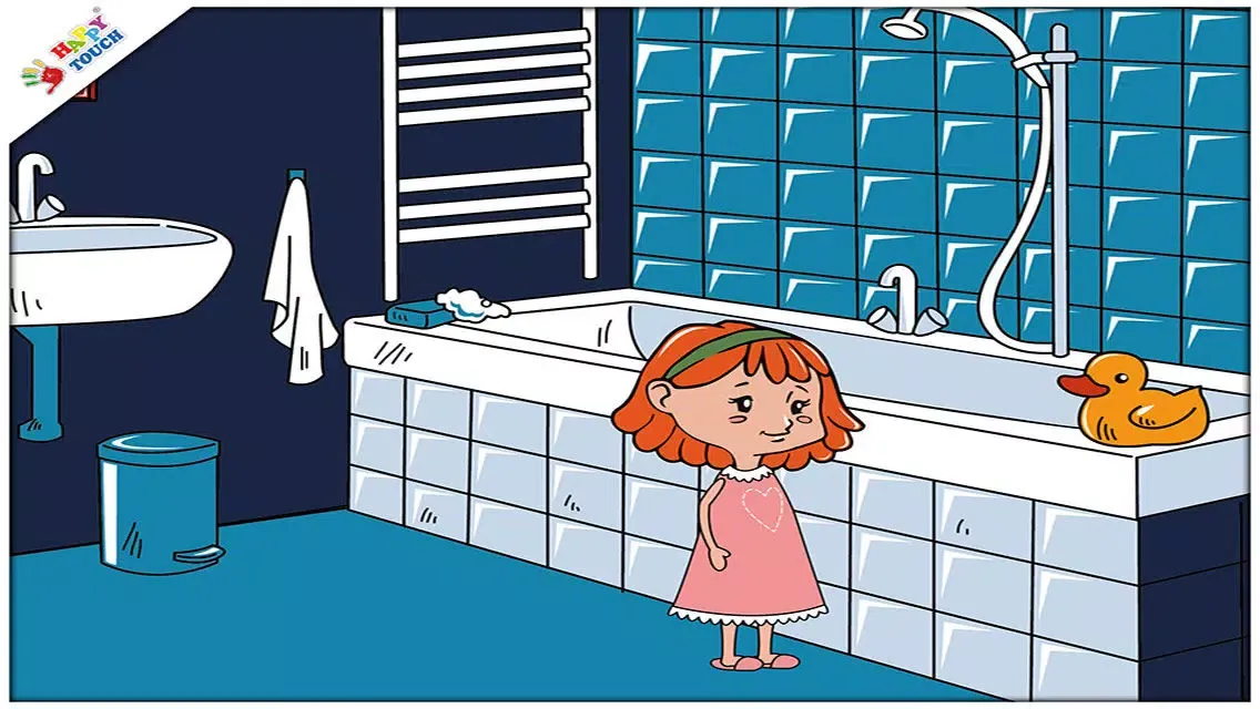 Anne kann nicht schlafen – Gute Nacht Geschichte - Hörspiel App für Kinder ab 2 Jahren (von Happy-Touch Kinderspiele) Screenshots