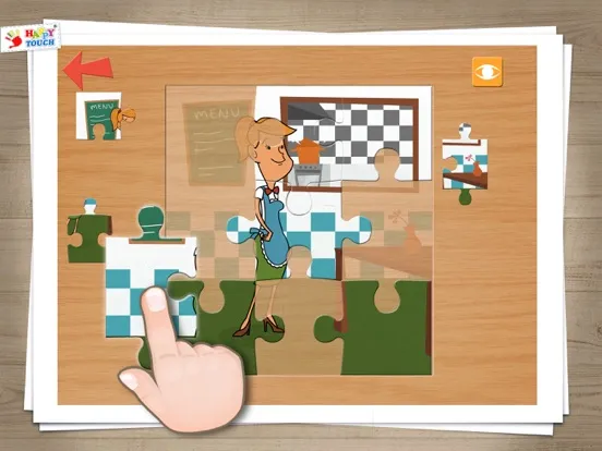 KIDS-PUZZLE Happytouch® iPad 應用截圖