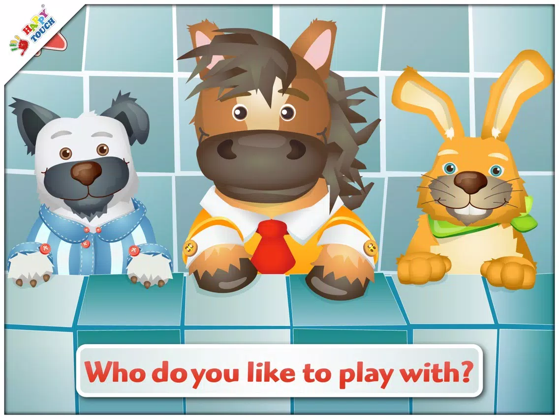 Brush your teeth with funny animals for kids and toddlers (by Happy Touch Apps) iPad  Screenshots