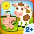 Toddler Games - Animal Puzzle (6 Parts) 2+