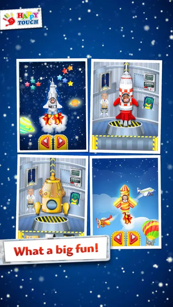 Ảnh chụp màn hình của A Funny Rocket Constructor by Happy-Touch® Pocket
