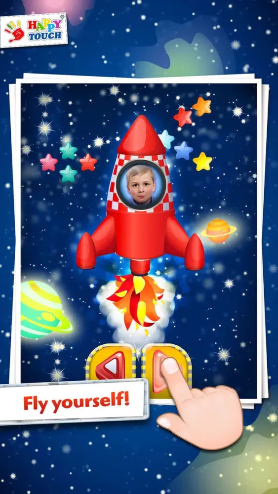 Ảnh chụp màn hình của A Funny Rocket Constructor by Happy-Touch® Pocket