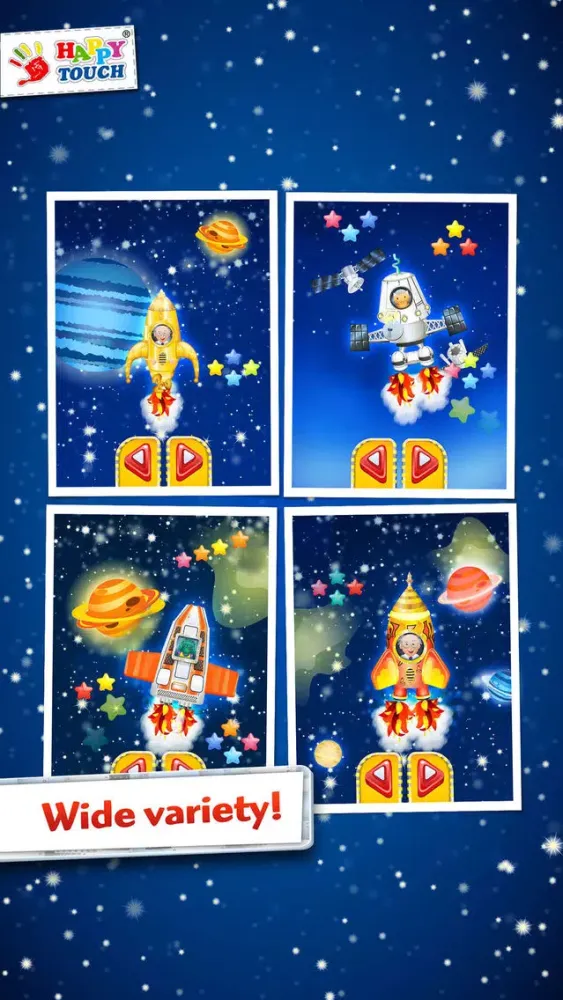 Ảnh chụp màn hình của A Funny Rocket Constructor by Happy-Touch® Pocket