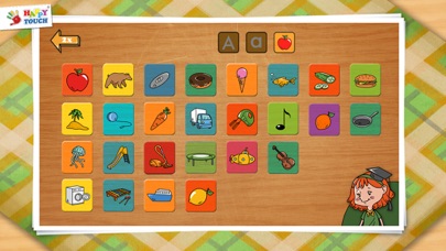 Capturas de tela do LEARN GERMAN-LETTERS