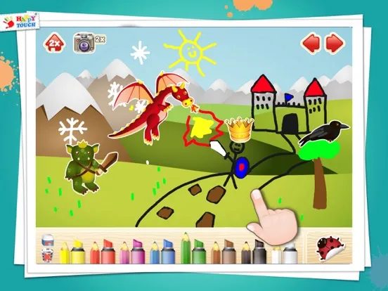 صور KIDS-COLORING BOOK Happytouch® iPad 