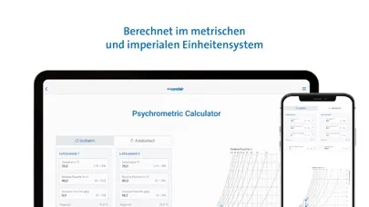 Captures d'écran de Psychrometric Calculator