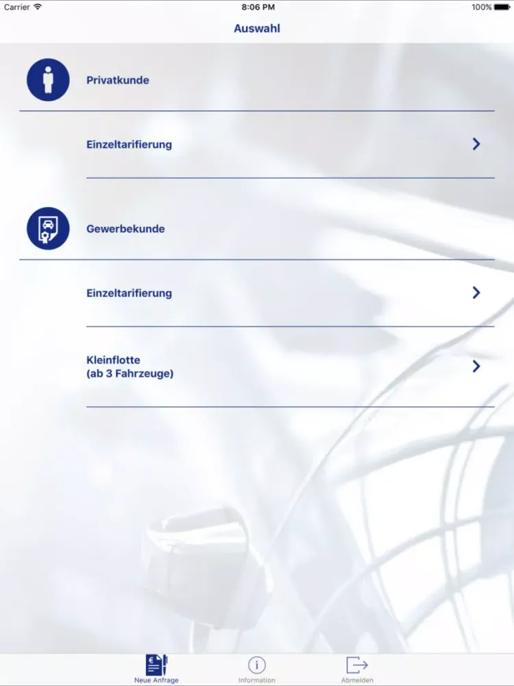 Zrzuty ekranu AVS Automotive iPad 