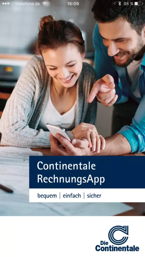 Capturas de tela do Continentale RechnungsApp