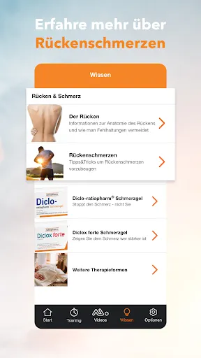 ratiopharm Rückenschule Ekran Görüntüleri