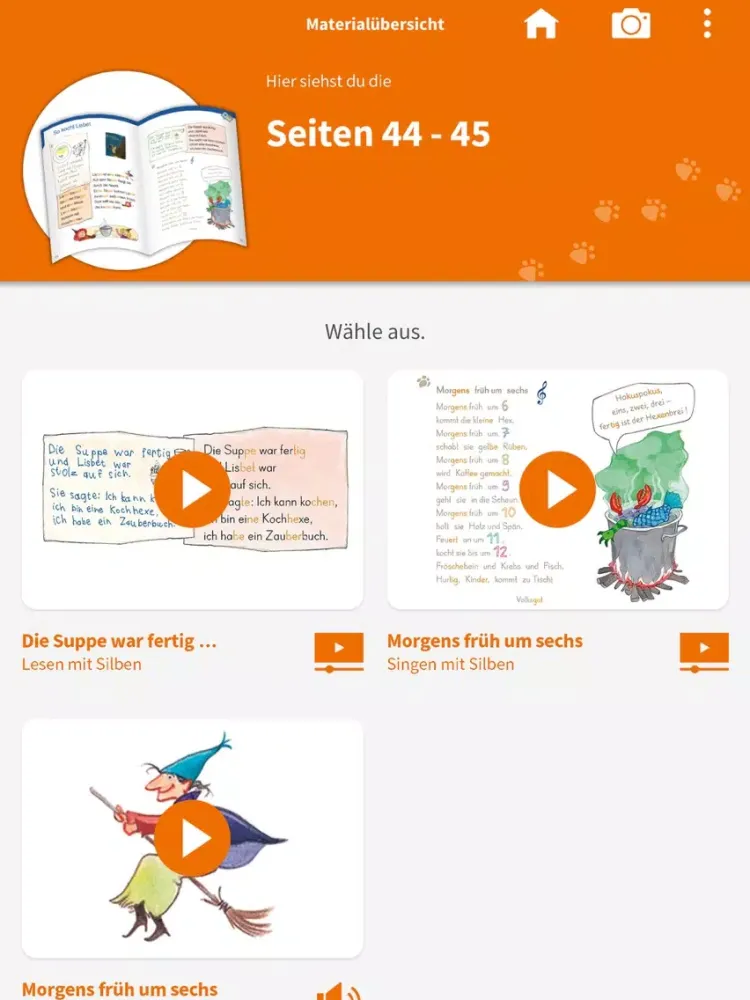 Capturas de tela do BuchTaucher – Cornelsen iPad 