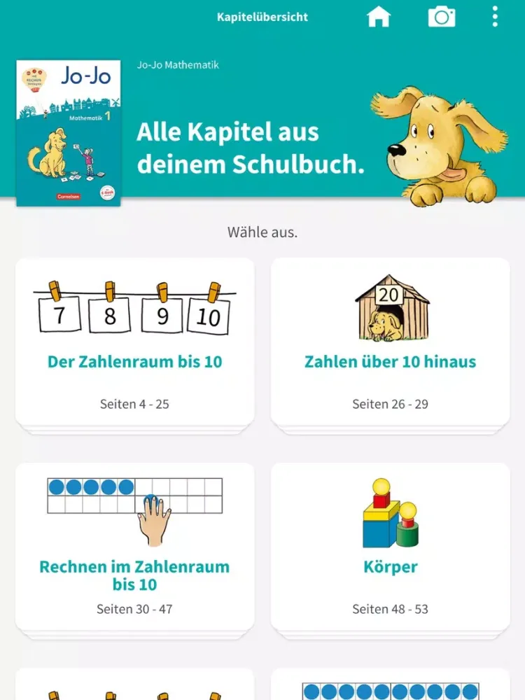 Capturas de tela do BuchTaucher – Cornelsen iPad 