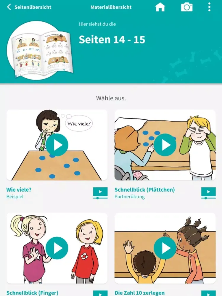 Capturas de tela do BuchTaucher – Cornelsen iPad 