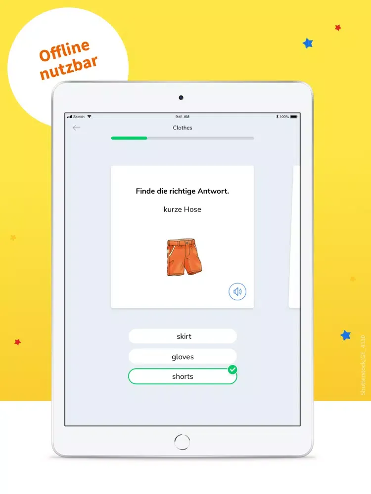 SallyTrainer – Schulversion iPad  Screenshots